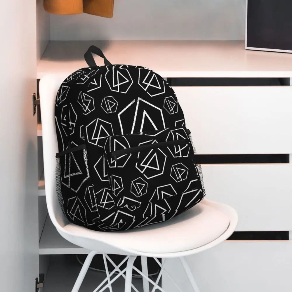 L-Linkin-S P-Park-S Band Mochila para estudiantes Mochila escolar Mochila de viaje para senderismo para niños y niñas Mochila de moda Bolsos de hombro