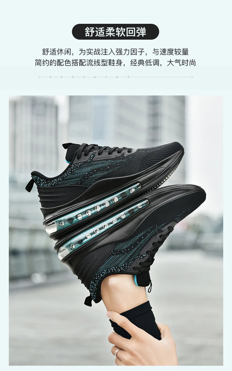 Zapatos de hombre, zapatillas de deporte informales para hombre, tenis, zapatos de lujo, zapatos de entrenamiento para carreras, zapatos transpirables, mocasines de moda, zapatos para correr para hombre