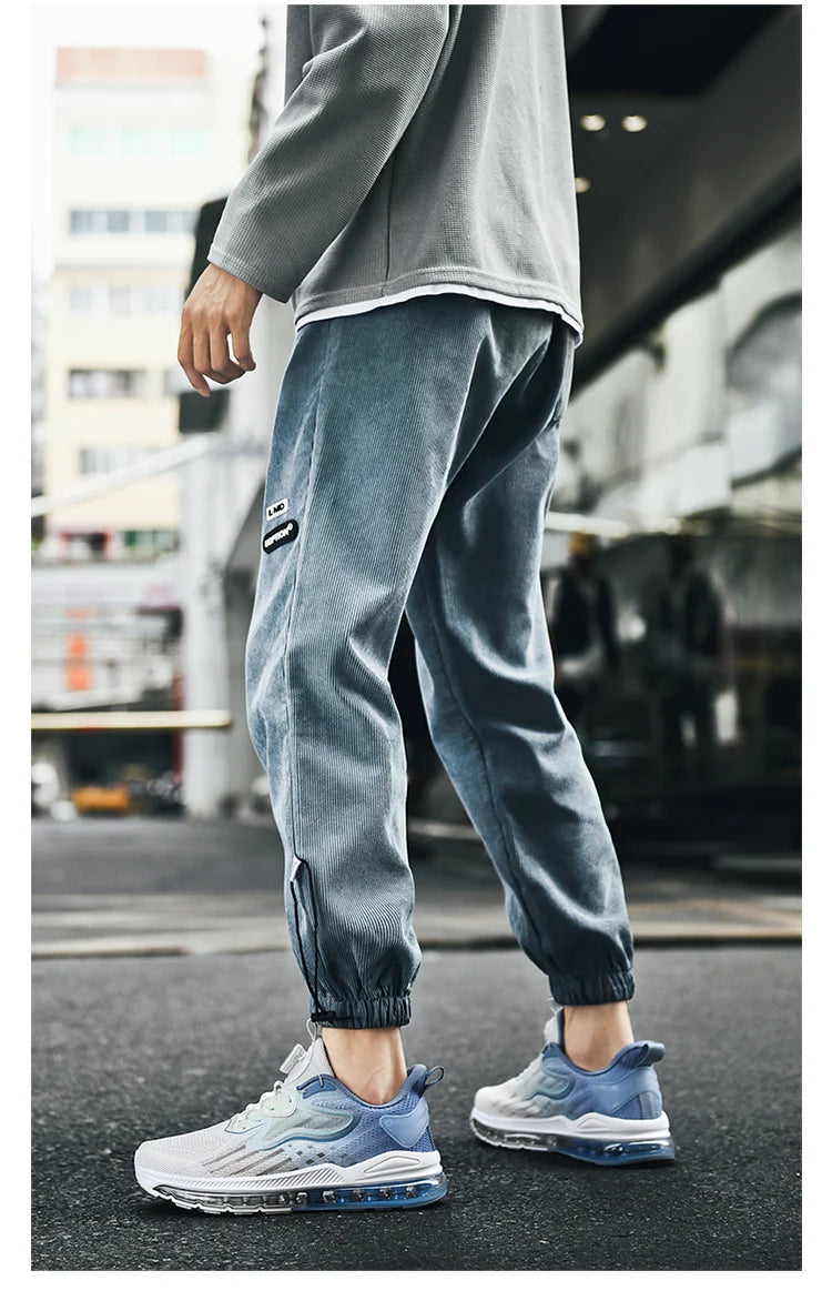 Zapatillas de deporte informales transpirables para hombre, mocasines de moda de entrenador de lujo, zapatos para correr, zapatos de carrera cómodos para hombre