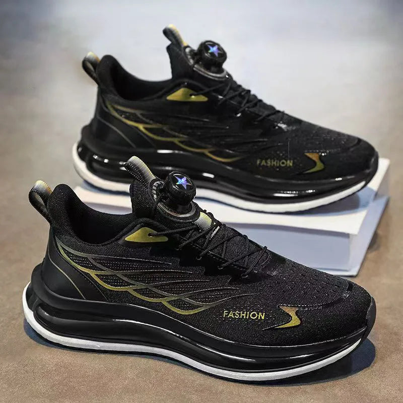 Zapatillas Deportivas Transpirables de Malla para Hombre, Primavera 2026, con Amortiguación, Calzado Casual Urbano a la Moda