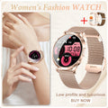 Nuevo reloj inteligente para mujer 1,32 "AMOLED pantalla completamente táctil Bluetooth llamada presión arterial IP68 impermeable NFC 7,3mm pulsera ultrafina