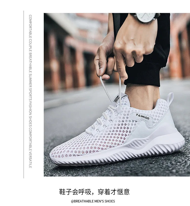 Zapatillas de Verano 2026 para Hombre, Mocasines Transpirables de Malla, Zapatos Casuales Cómodos para Caminar, Zapatillas Deportivas para Correr