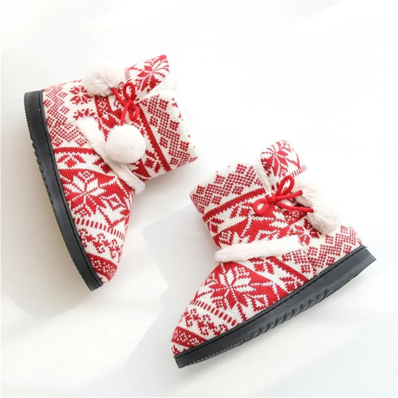 Zapatillas de Invierno para mujer, botines cálidos de felpa para interiores y exteriores, botas bonitas para el hogar