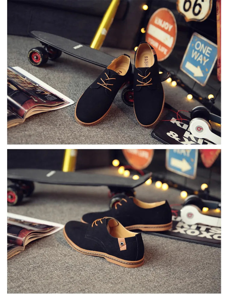 Zapatos de Cuero Nuevos 2026 para Hombre, Zapatos Oxford de Lujo para Hombre, Zapatos Casuales de Negocios de Cuero de Gamuza de Alta Calidad, Zapatos de Hombre