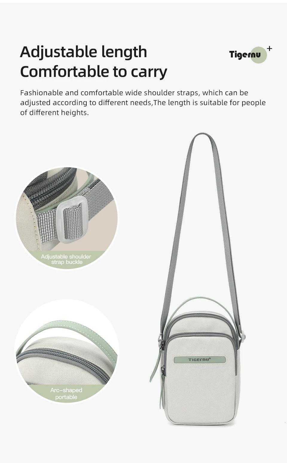 Tigernu, bolso cruzado para mujer, bolso de hombro, bolso femenino, bolso bandolera, Mini bolso para niña, tarjetero ligero, bolso para teléfono para niñas, Mini bolsos