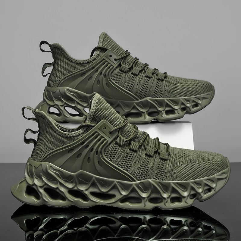 Zapatos de hombre, zapatillas de deporte informales para hombre, tenis, zapatos de lujo, zapatos de entrenamiento para carreras, zapatos transpirables, mocasines de moda, zapatos para correr para hombre