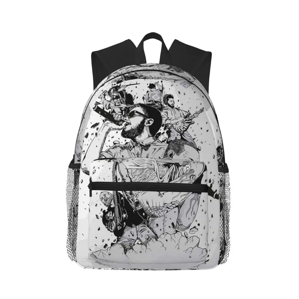 L-Linkin-S P-Park-S Band Mochila para estudiantes Mochila escolar Mochila de viaje para senderismo para niños y niñas Mochila de moda Bolsos de hombro