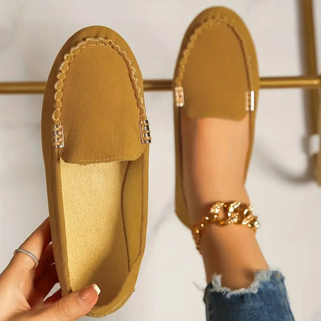 Mocasines De primavera y otoño, zapatillas resistentes al desgaste, Zapatos informales para Mujer, mocasines planos suaves antideslizantes a la moda, Zapatos De Mujer