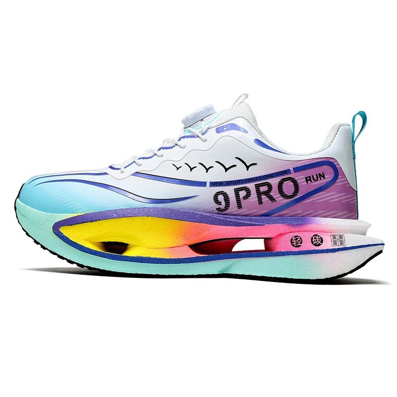 Zapatillas para correr Unisex 2025, nuevas zapatillas de entrenamiento deportivo con suela gruesa y amortiguación ligera, zapatillas de tenis de uso diario para hombres y mujeres