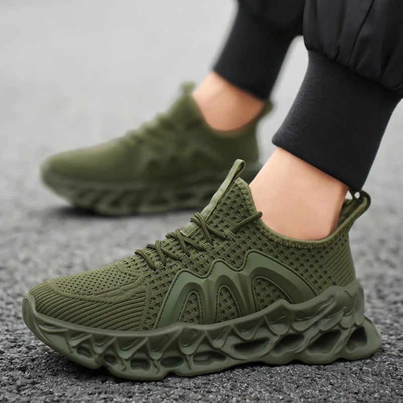 Zapatos de hombre, zapatillas de deporte informales para hombre, tenis, zapatos de lujo, zapatos de entrenamiento para carreras, zapatos transpirables, mocasines de moda, zapatos para correr para hombre