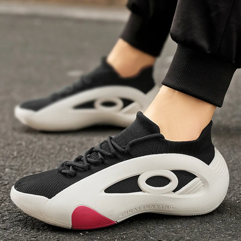 2025 zapatos de malla con estilo para Hombre, cómodos zapatos informales transpirables para Hombre, nuevas Zapatillas sin cordones para Hombre, Zapatillas planas para Hombre