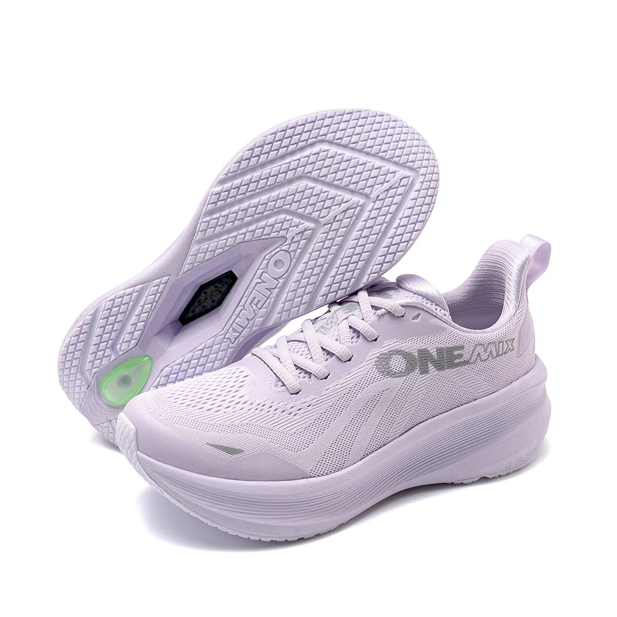 ONEMIX Zapatillas de deporte de malla transpirable y ligeras para mujer, zapatillas para correr con suela suave antideslizante y absorción de impactos, para fitness y uso versátil