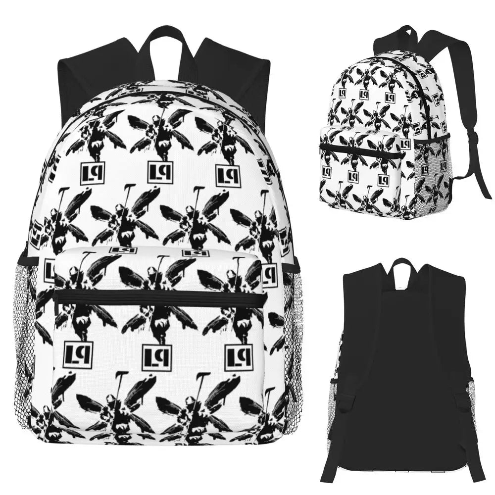 L-Linkin-S P-Park-S Band Mochila para estudiantes Mochila escolar Mochila de viaje para senderismo para niños y niñas Mochila de moda Bolsos de hombro