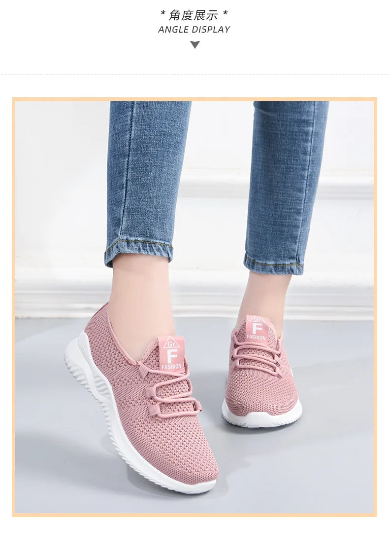 Zapatillas Deportivas para Mujer 2026, Transpirables, de Malla, para Caminar, Cómodas, Casuales y a la Moda