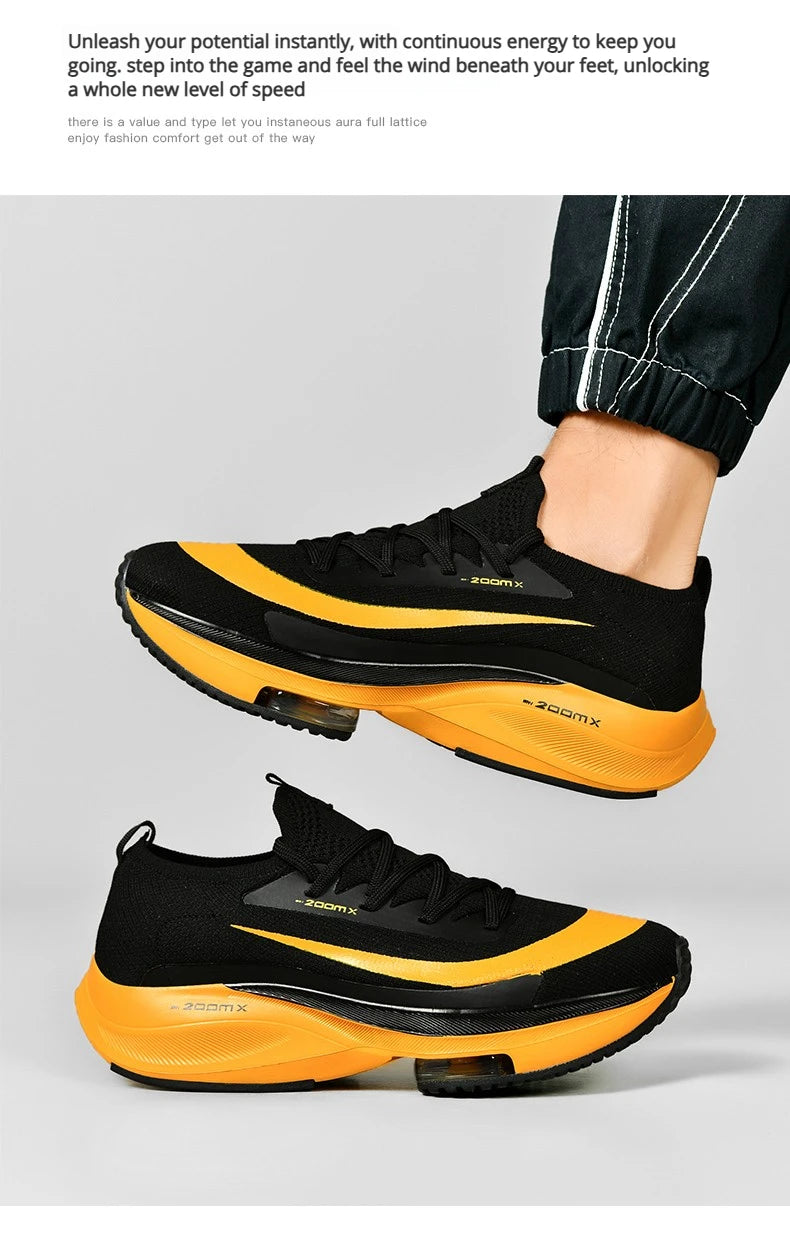 Zapatillas deportivas para correr con cojín de aire para hombre, transpirables, ligeras, cómodas, para entrenamiento atlético, tenis