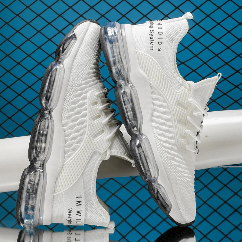 Zapatillas de deporte informales para hombre, zapatos de carrera de entrenador de lujo transpirables, mocasines de moda, zapatos para correr para hombre