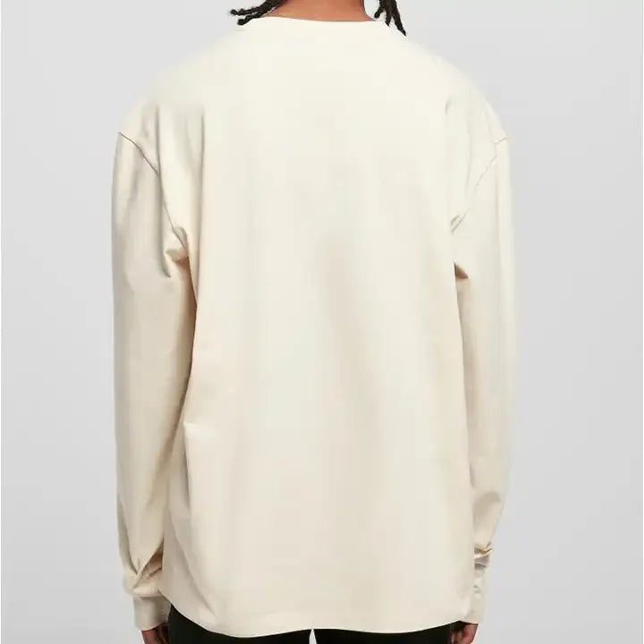 Camiseta de manga larga para hombre y mujer, camisa 100% de algodón de gran tamaño, Color puro, ropa de calle para invierno y otoño, 230GSM