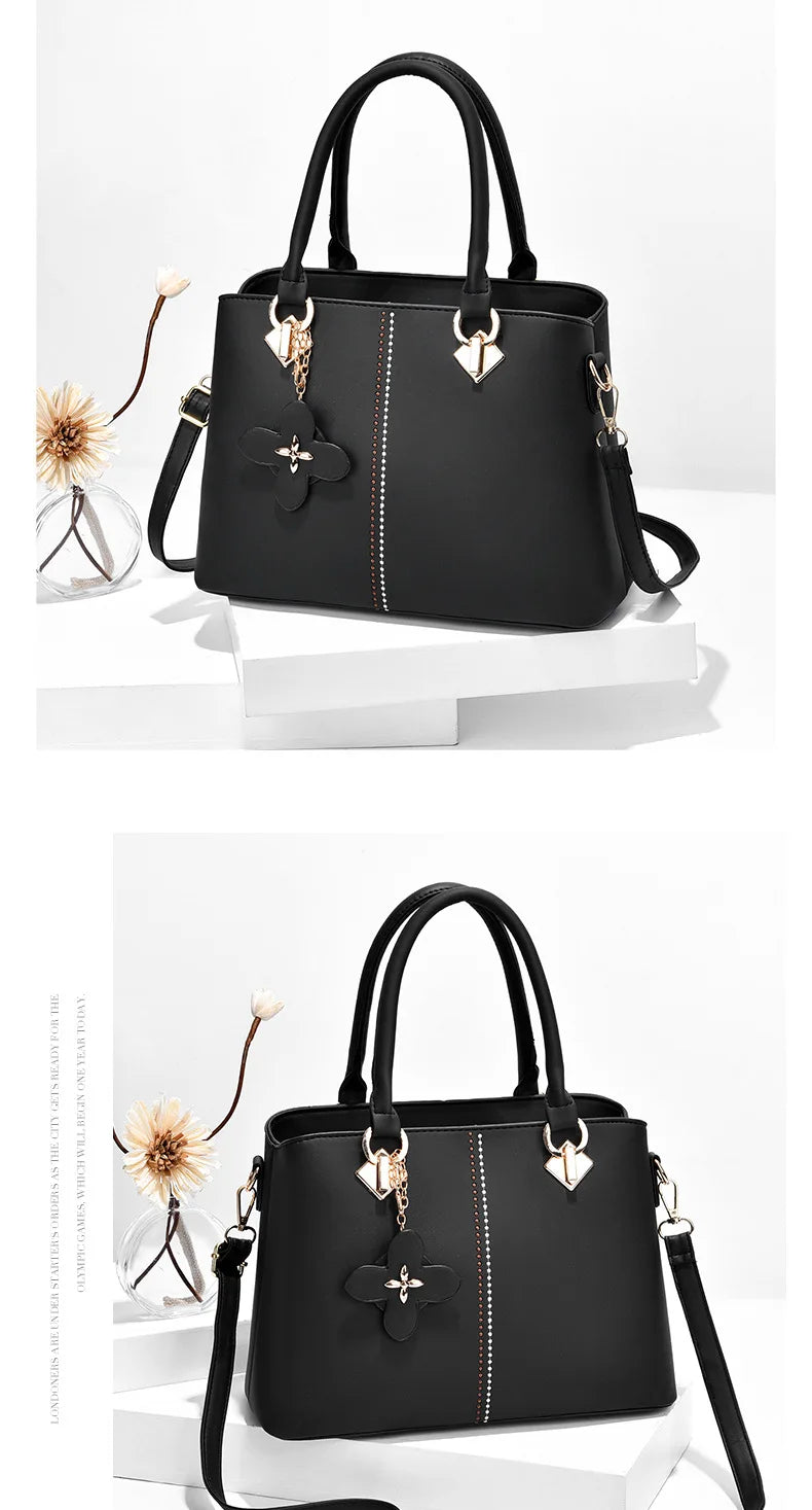 Nuevo Bolso de Hombro para Mujer 2026, Bolso de Diseñador de Lujo, Bolso de Cuero con Monograma Estampado, Bolso Bandolera