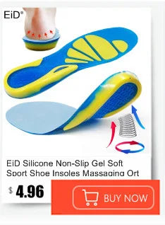 Almohadilla deportiva de Gel de silicona para zapatos, soporte para ARCO, espesamiento, absorción de impacto, almohadilla para zapatos de baloncesto y fútbol, plantilla suave de silicona Unisex