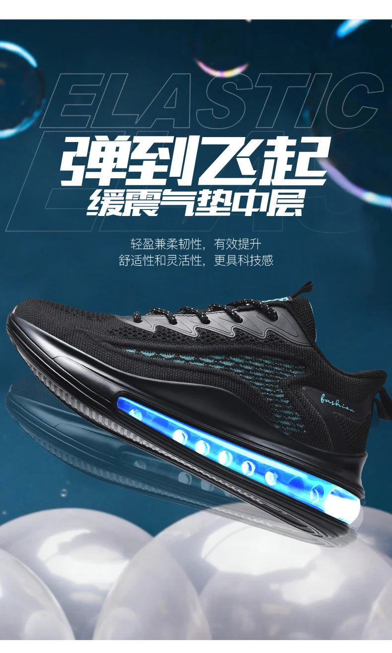 Zapatos de hombre, zapatillas de deporte informales para hombre, tenis, zapatos de lujo, zapatos de entrenamiento para carreras, zapatos transpirables, mocasines de moda, zapatos para correr para hombre