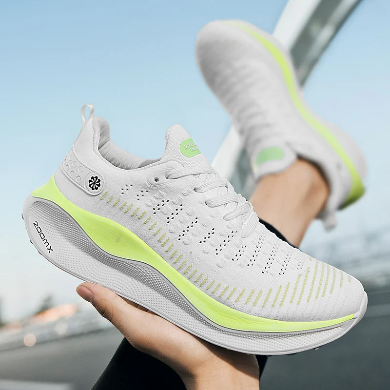 Nuevos zapatos para correr para hombre, zapatos deportivos informales de lujo, zapatos para correr, cómodos para caminar, zapatillas de moda, ligeras y transpirables