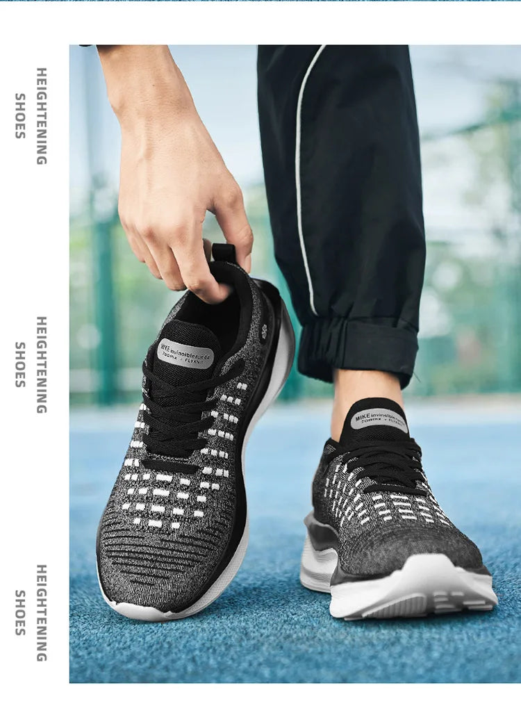 Nuevos zapatos para correr para hombre, zapatos deportivos informales de lujo, zapatos para correr, cómodos para caminar, zapatillas de moda, ligeras y transpirables