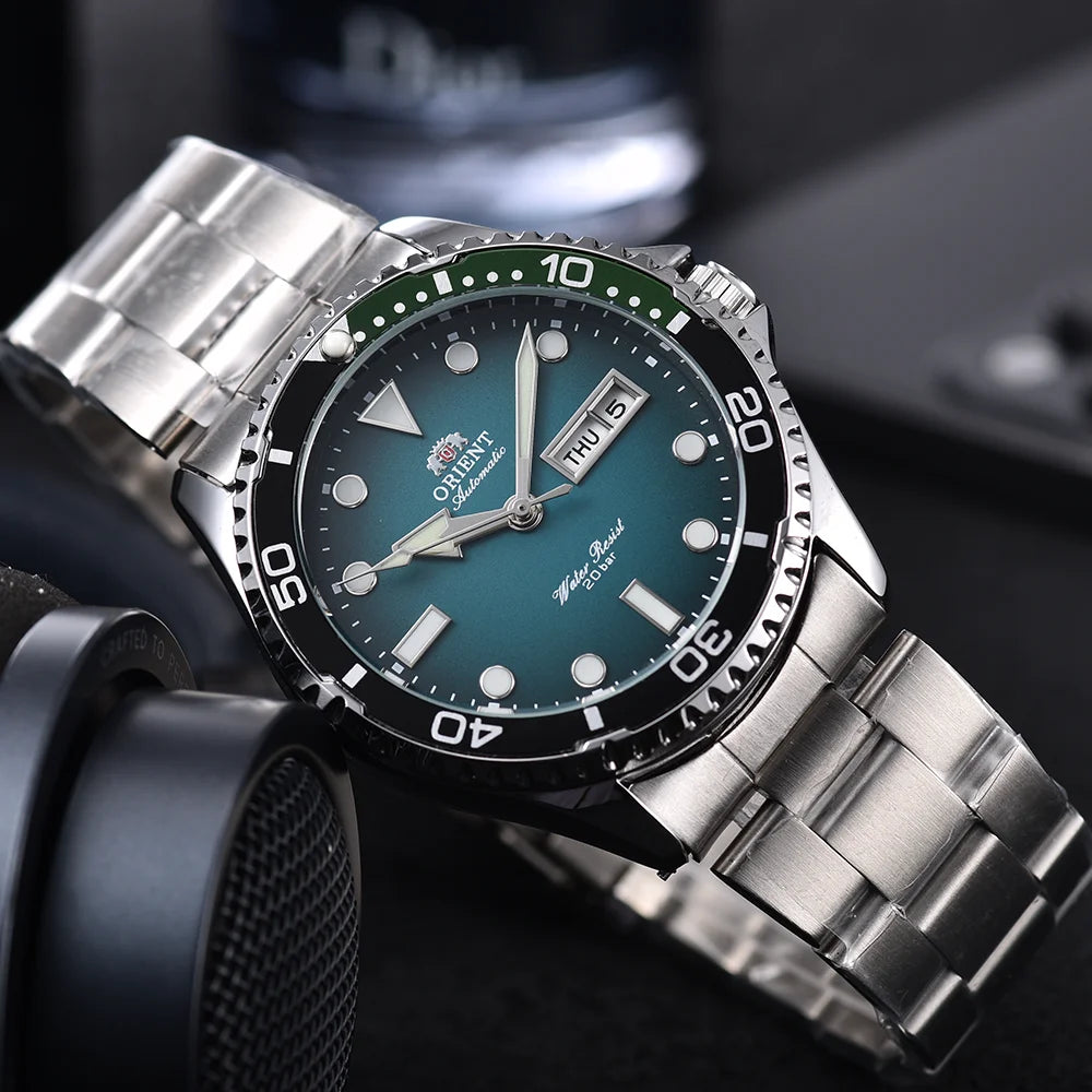 Relojes Orient Originales Populares para Hombre, Reloj de Pulsera Mecánico Automático Orient, Relojes Masculinos de Lujo AAA