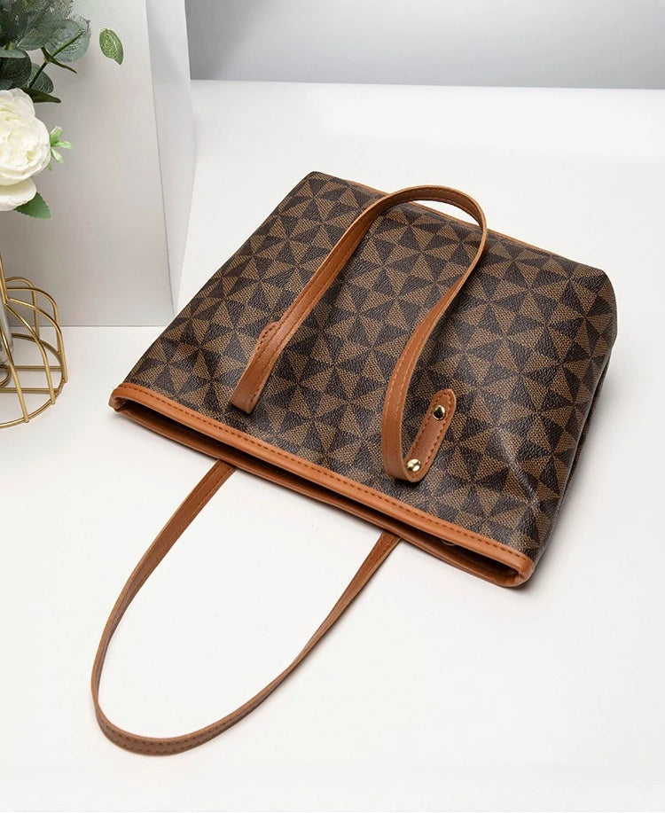 Bolso de Hombro de Gran Capacidad, Bolso de Mano de Cuero PU para Mujer, para Viajes Diarios y Uso Casual, Bolso Tote Versátil