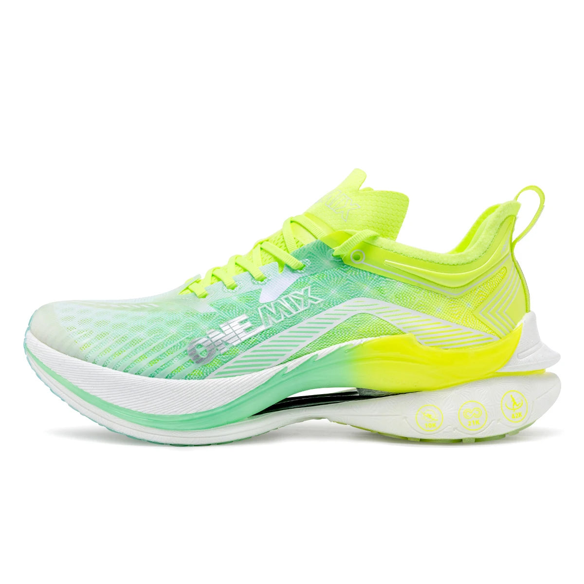 ONEMIX Trail Racing zapatillas para correr cojín malla transpirable estable usable placa de carbono al aire libre maratón deporte entrenamiento zapatillas