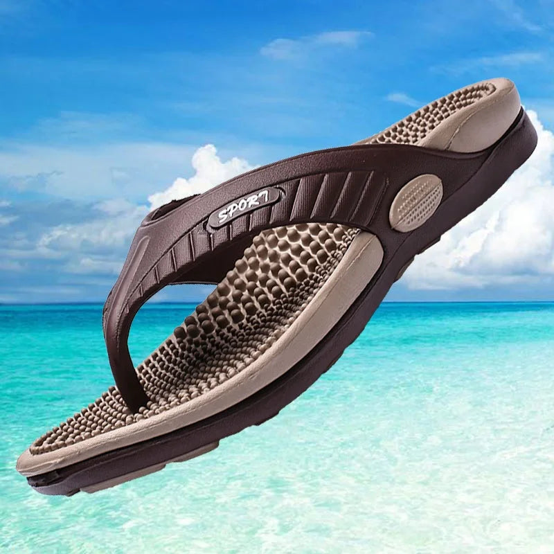 Chanclas casuales de moda para hombre de verano, zapatillas de playa para deportes al aire libre