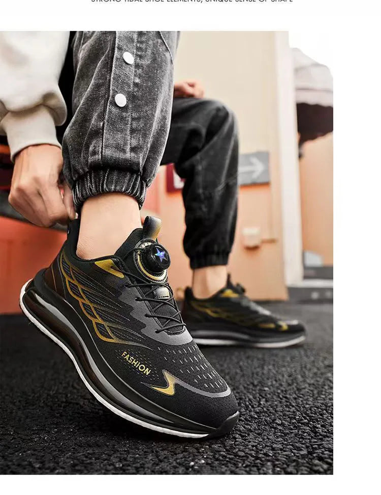 Zapatillas Deportivas Transpirables de Malla para Hombre, Primavera 2026, con Amortiguación, Calzado Casual Urbano a la Moda