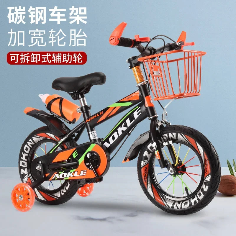 Bicicletas para niños, bicicletas con estructura de acero al carbono de 12-18 pulgadas para niños de 2 a 10 años, pueden andar en bicicleta, bicicletas para niños y niñas, nuevas