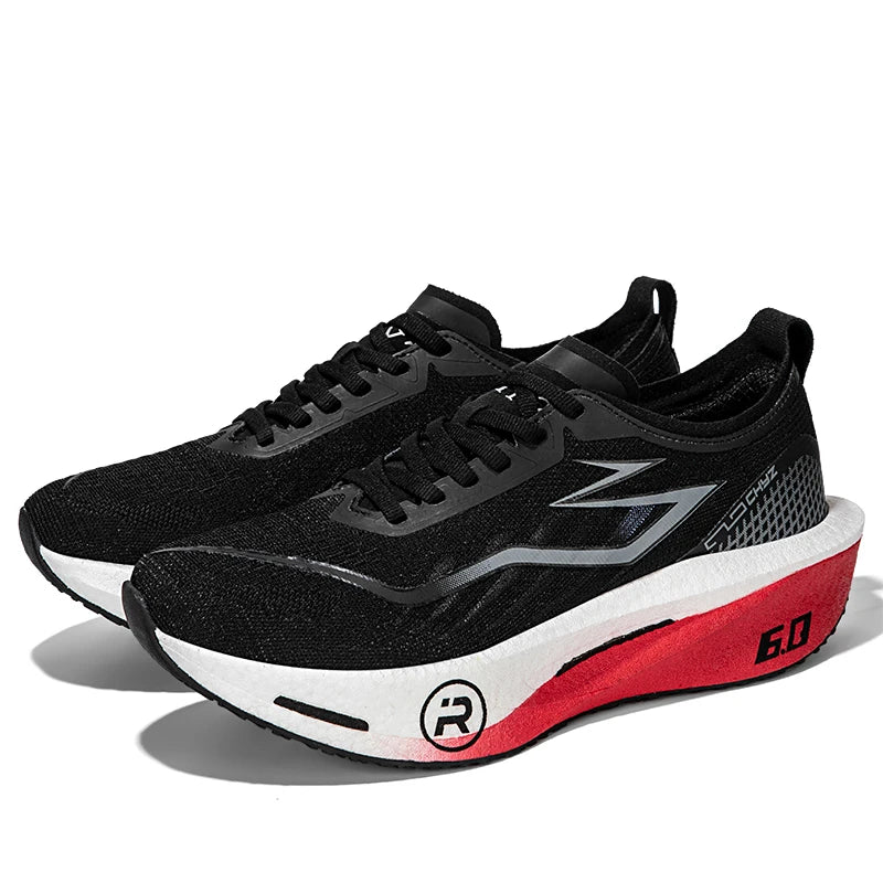 Zapatillas para correr para hombre, zapatillas deportivas para maratón con placa de carbono, transpirables, ligeras, cómodas, antideslizantes, deportivas especiales para mujer