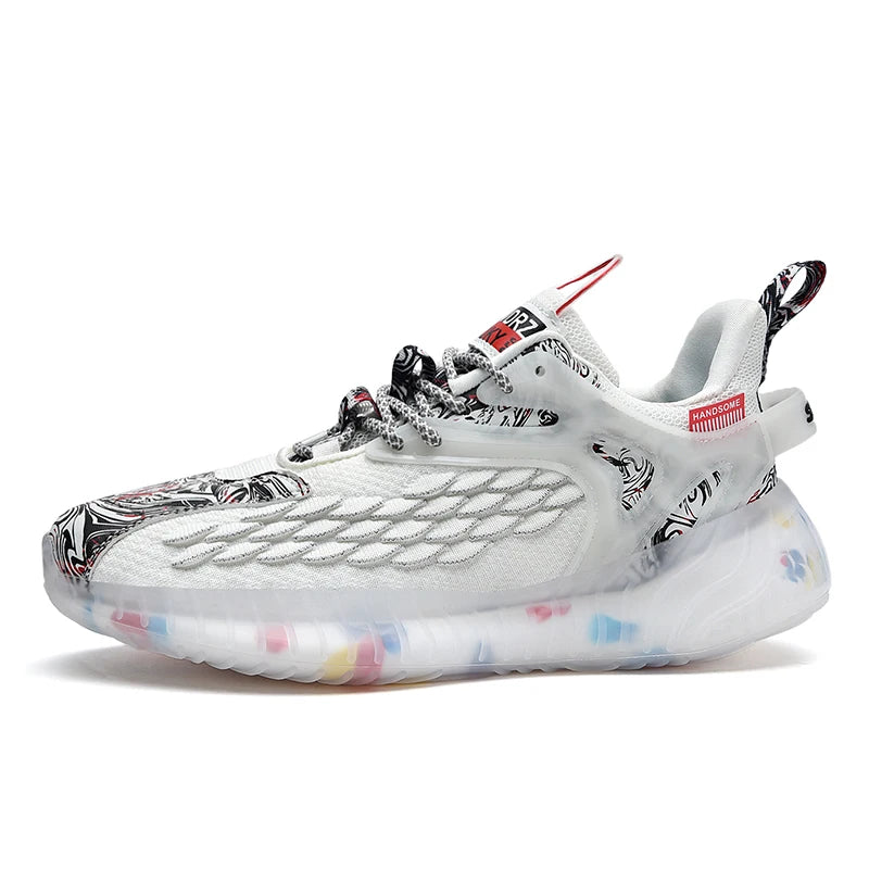 tenis masculino zapatos de hombre zapatillas hombre Zapatillas de deporte de lujo para hombre, zapatos informales de entrenamiento, mocasines blancos de moda, zapatillas de correr para hombre