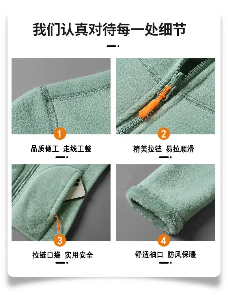 Sudadera con capucha de lana Unisex para hombre y mujer, ropa deportiva de gran tamaño, cálida y gruesa, sudadera clásica informal, moda de otoño e invierno
