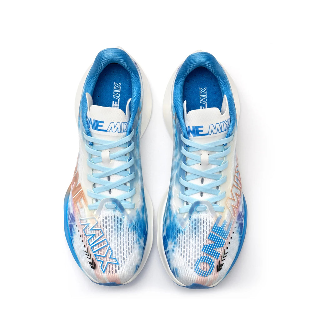 ONEMIX Zapatillas de Running y Entrenamiento con Placa de Carbono de Nylon para Hombre, Amortiguación Completa, Zapatillas Deportivas con Placa de Carbono para Caminar