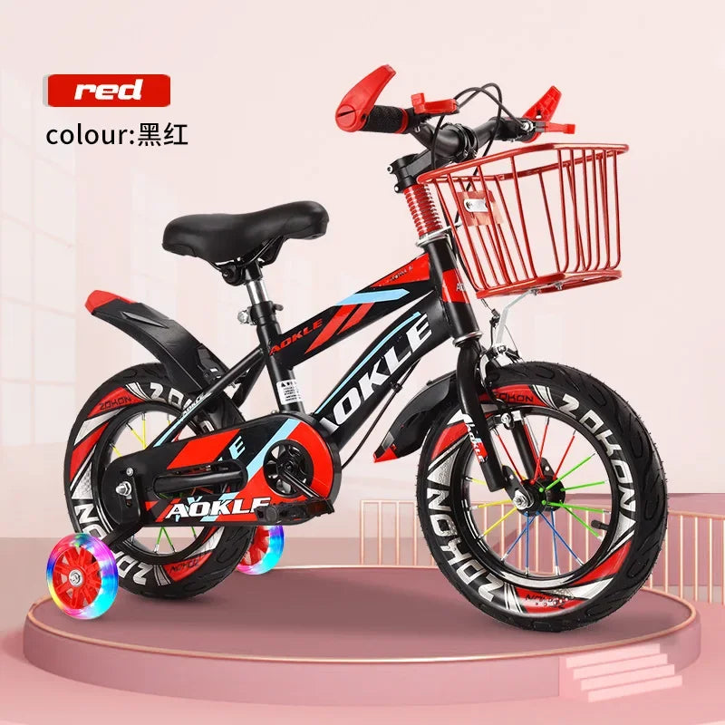 Children's bicycles, 12-18 inch carbon steel frame bicycles for children aged 2-10, can ride bicycles, boys' and girls' bicycles, new
