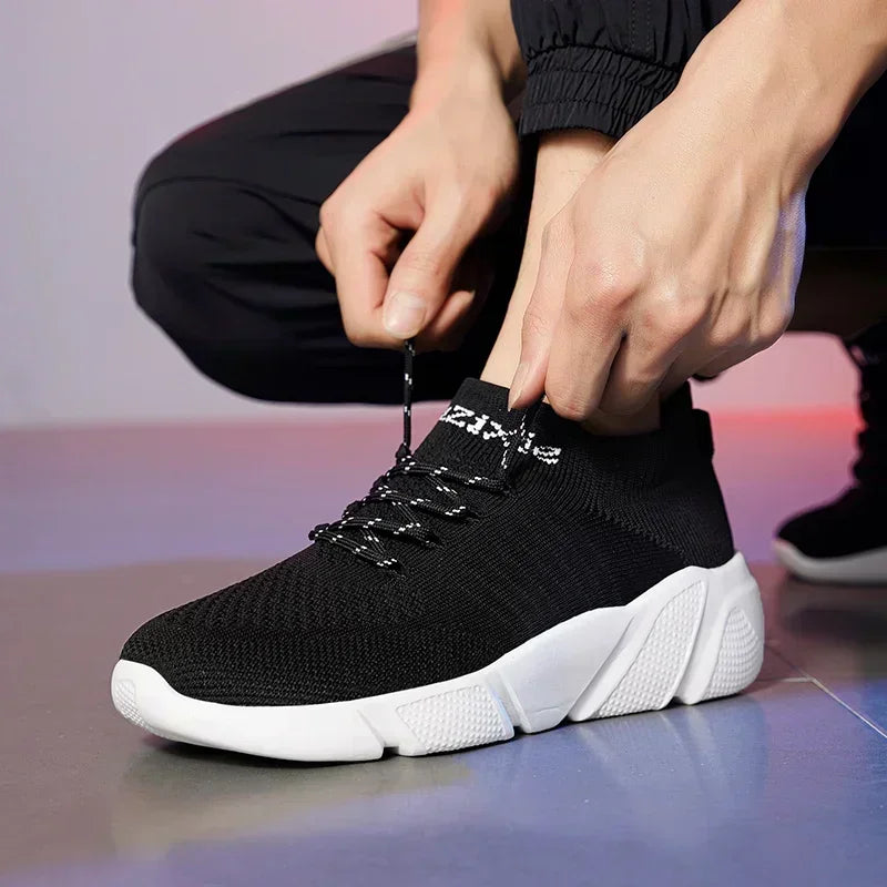 Zapatillas de deporte para hombre, zapatos para mujer, calcetines de tendencia de tenis, zapatos para caminar, mocasines, transpirables, informales, para correr, verano, verde, talla grande 35-47