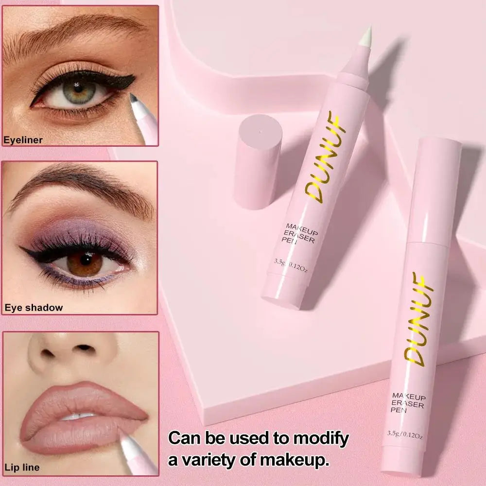Lápiz de borrador de maquillaje, lápiz eliminador suave para labios, ojos, cara, herramienta de limpieza de poros, cuidado de la piel, debe tener fórmula sin tirar