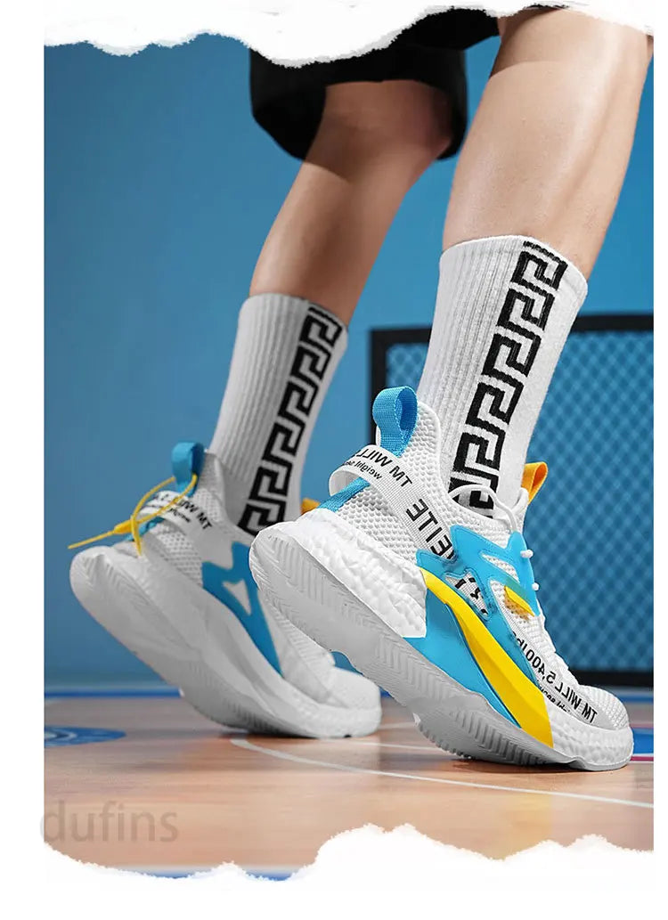 Zapatos nuevos para hombre, zapatillas ligeras informales a la moda para correr, ocio elástico, malla para exteriores, deportes de verano, tenis, hombre para caminar, talla 2025