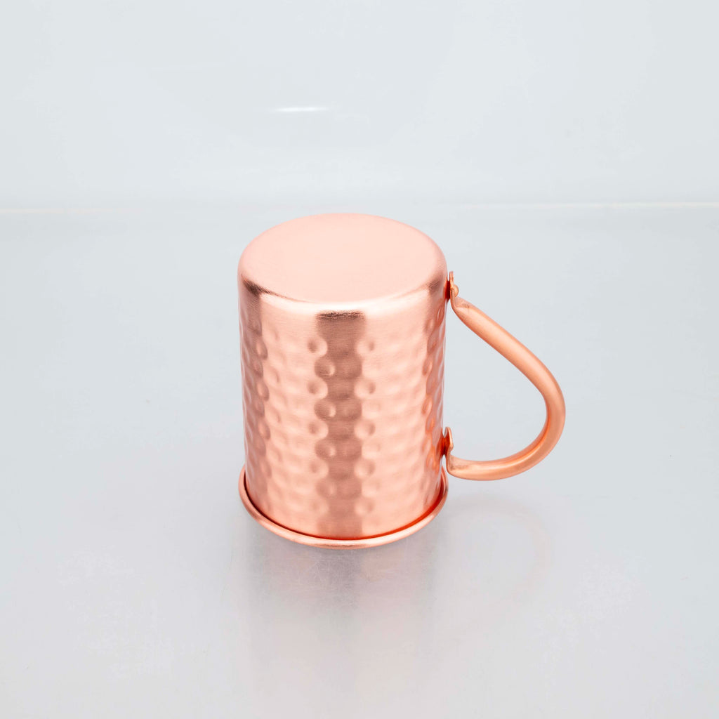 Taza de cobre puro Vintage de 400ml, textura de martillo engrosada, taza de café con leche para desayuno de cobre 100%, vaso de té hecho a mano