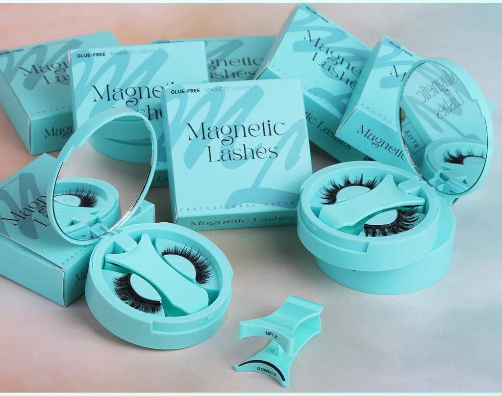Magnetic Fake Eyelashes Set – Reusable 3D, No Glue, Waterproof