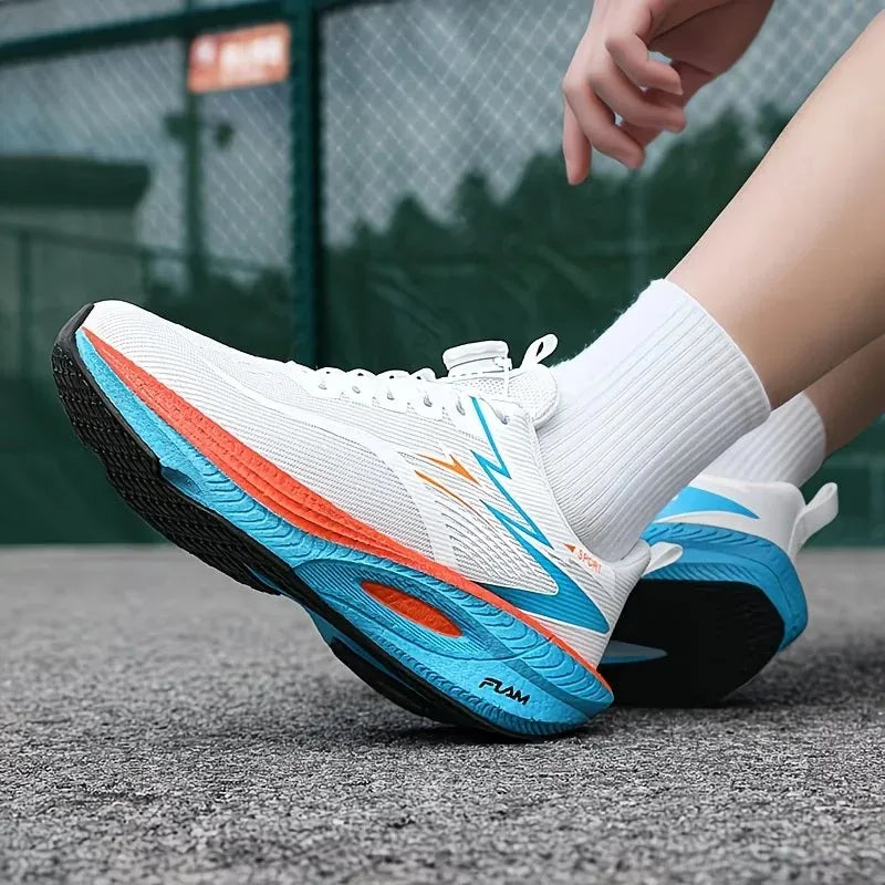 Zapatillas deportivas para hombre, zapatillas informales para maratón, transpirables, ligeras, cómodas, atléticas, antideslizantes, para caminar al aire libre