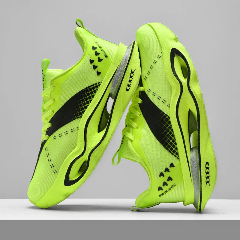 Zapatillas de Running de Alto Rendimiento para Hombre, con Placa de Carbono, Ligeras, Transpirables, con Amortiguación, para Todo Tipo de Terreno, Entrenamiento de Larga Distancia