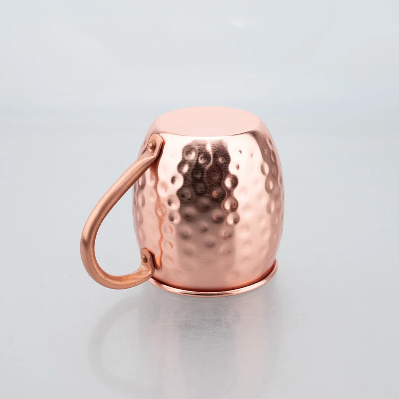 Taza Moscow Mule 100% Cobre, Tazas de Cerveza Duraderas de Cobre, Taza de Café de 350 ml, Taza de Leche, Taza de Bar de Cobre Puro, Artículos para Beber