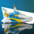 Zapatos nuevos para hombre, zapatillas ligeras informales a la moda para correr, ocio elástico, malla para exteriores, deportes de verano, tenis, hombre para caminar, talla 2025