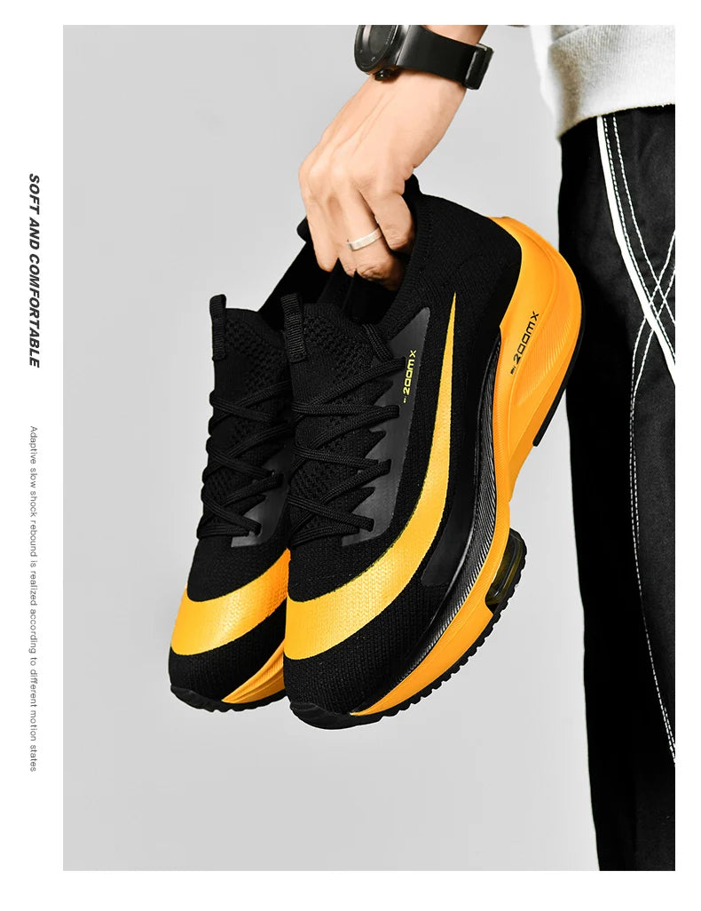 Zapatillas deportivas para correr con cojín de aire para hombre, transpirables, ligeras, cómodas, para entrenamiento atlético, tenis