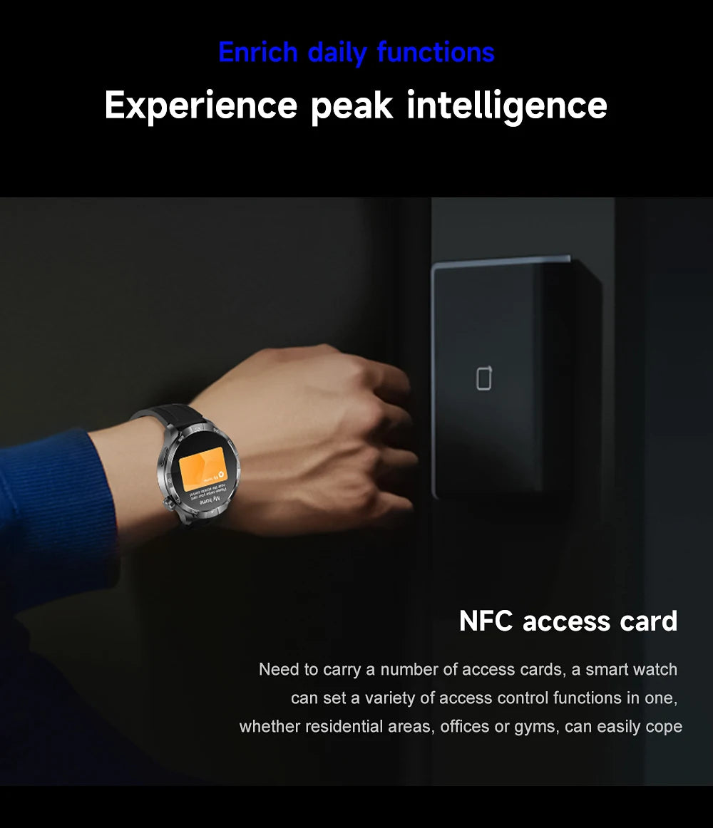 Smartwatch Deportivo con GPS y Brújula – AMOLED 1.85", NFC, IP68, Bluetooth 5.3, 14 Días de Batería