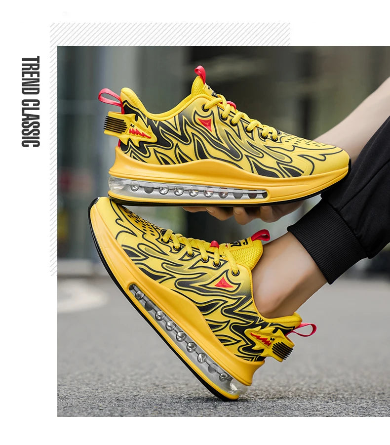 Zapatillas de deporte de lujo para hombre, mocasines informales transpirables para entrenamiento, mocasines de moda para correr, Tenis masculinos