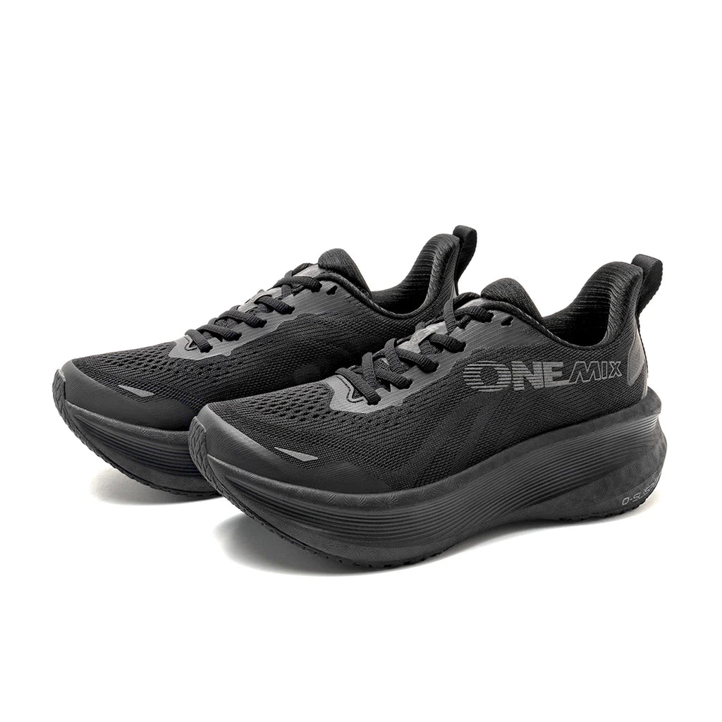 ONEMIX Zapatillas de deporte de malla transpirable y ligeras para mujer, zapatillas para correr con suela suave antideslizante y absorción de impactos, para fitness y uso versátil